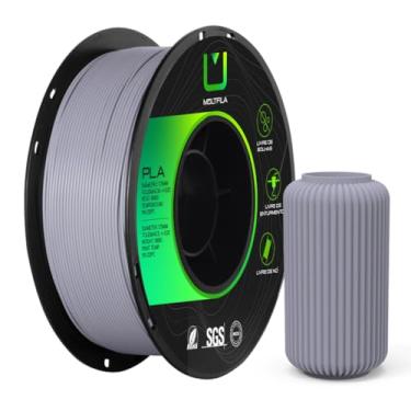 Imagem de Filamento PLA Multfila Para Impressora 3d 1kg 1.75mm Cor Cinza