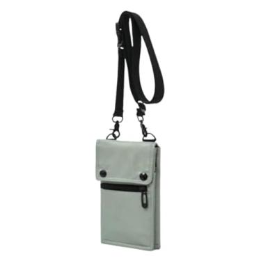 Imagem de Bolsa transversal de nylon pequena (cinza)