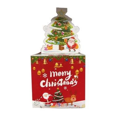 Imagem de IEUDNS Porta-cofre de Natal, lembrancinhas para festa, rolo de dinheiro, caixa de presente para pais, mães, homens e família, árvore de Natal