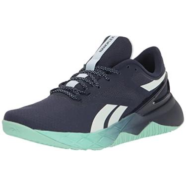 Imagem de Reebok Tênis feminino Nanoflex Cross Trainer, Vector azul marinho/opala brilhante/dica menta, 35
