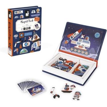 Imagem de Livro Magnético Viagem ao Cosmos - 70 Peças, Janod