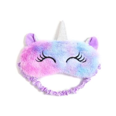 Imagem de Máscara de dormir Unicorn Plush para crianças e adultos