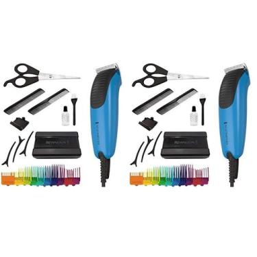 Imagem de Kit de corte de cabelo Remington Kids com pentes coloridos de 21 peças