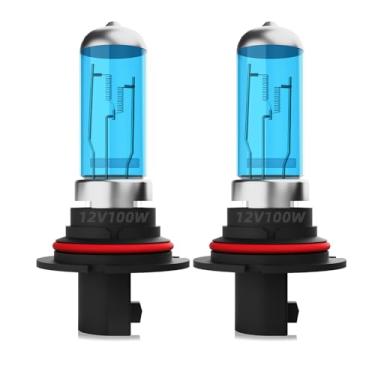 Imagem de DMEPUGI Lâmpadas de farol adequadas para Nissan Sentra 2000-2003, 9007 combo de feixe duplo alto baixo, lâmpadas de halogêneo de alto desempenho 5500K super brilhante, 2 peças