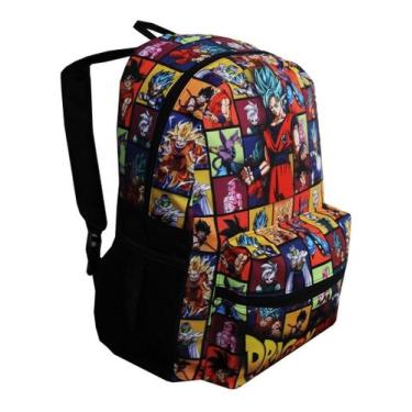 Imagem de Mochila Dragon Ball Z Goku Infantil Costas Escolar Meninos - Outras Ma