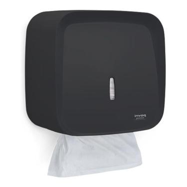 Imagem de Dispenser Porta Papel Toalha Interfolhado Invoq Preto