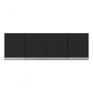 Imagem de Armário Aéreo P/cozinha Andreia 160cm Preto Ajl Cor Preto