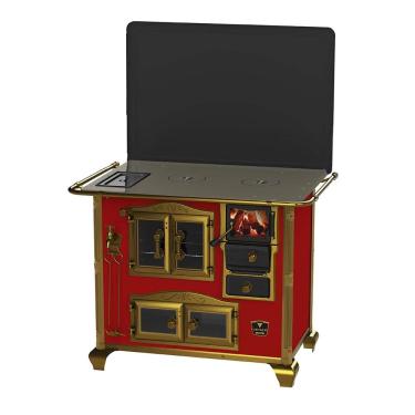 Imagem de Fogao a Lenha Venax n 2 Imperador Vitreo Vermelho SE