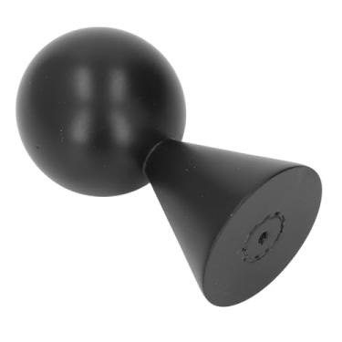 Imagem de Aqur2020 Suporte de Vela de Mesa de Madeira retrô Com Suporte de Castiçal Preto, Suporte de Castiçal de Madeira Decorativo Vintage para Peças Centrais de Mesa, ótimo para Salas de Jantar