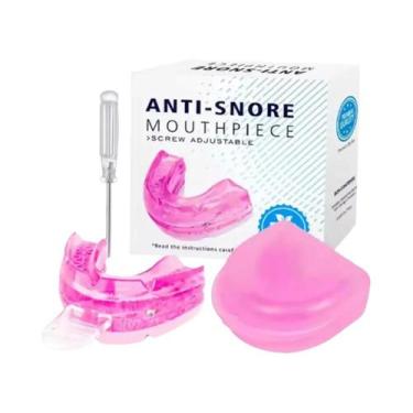 Imagem de Protetor Bucal Ajustável Anti-Ronco Confortável Para Homens E Mulheres