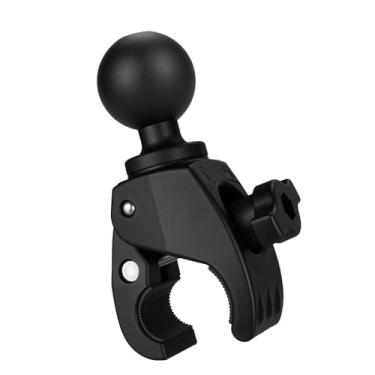 Imagem de Velpaw Braçadeira de montagem esférica de 3,8 cm para tubo redondo de 1,5 cm a 3,5 cm de diâmetro, compatível com suportes RAM tamanho C, braço de soquete duplo de esfera de 1,5 polegadas