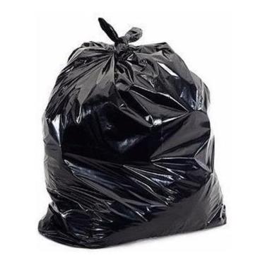 Imagem de 400 Sacos Para Lixo De 20 Litros Preto - 35X45X0,04  4Pcts 
