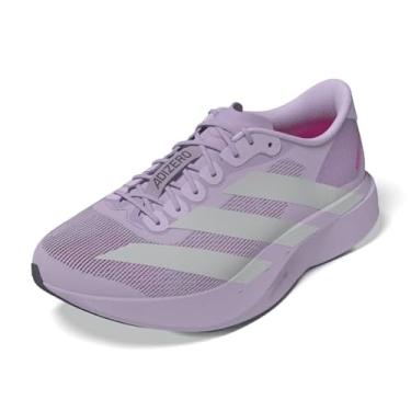 Imagem de adidas Tênis feminino Ironmt/Cblack Adizero Evo SL W preto ferro met./Core Black 35 EUA, Ameixa em pó/zero metálico/rosa choque, 9.5 Wide