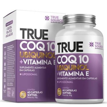 Imagem de Coenzima CoQ10 Vitamina E 60 Caps - True Source-Unissex