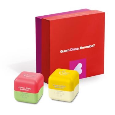 Imagem de Combo Presente Balm Labial Cuide-se Bem Feira: Melancia 6,2g + Banana 6,2g + Caixa Presenteável