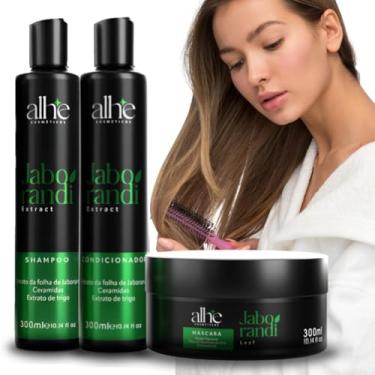Imagem de KIT ALHE Jaborandi – Shampoo, Condicionador e Máscara Capilar com Extrato de Jaborandi para Força, Crescimento Saudável, Controle de Queda e Brilho Natural