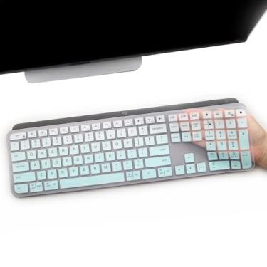 Imagem de Capa para teclado Logitech MX Keys S/MX Keys Advanced Illuminated Wireless Keys, Logitech MX Keys Craft Advanced Wireless Keyboard Protective Skin MintGreen