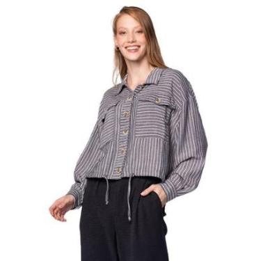 Imagem de Jaqueta Feminina Biamar Listrada Bege Claro-Feminino