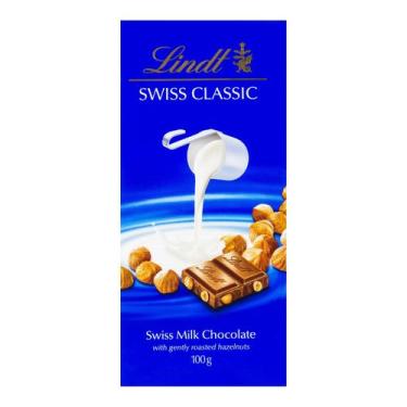 Imagem de Chocolate ao Leite com Avelã Swiss Classic Lindt 100g