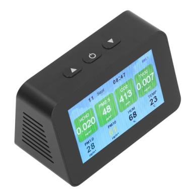 Imagem de KIMISS Monitor Multifuncional de Qualidade do Ar Com Display LCD de 4,3 Polegadas - CO2, PM2.5, PM1.0, PM10, Testador de Temperatura e Umidade para Ambientes Internos