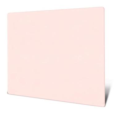 Imagem de Mouse pad de vidro para jogos, tapete de mouse grande artesão profissional 350 * 260 * 3,2 mm oferece maior precisão e velocidade para teclado mouse (rosa)