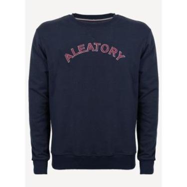 Imagem de Blusão Moletom Aleatory Arched Marinho-Masculino