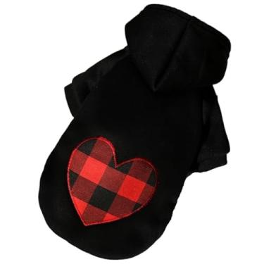 Imagem de Casaco de lã para cães de corpo inteiro – Fato de neve refletivo com gola rolê para cães pequenos (azul, M)