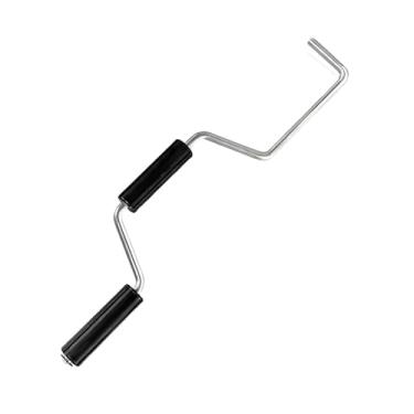 Imagem de NYTKL Enrolador de alça para reboque de mesa, rolo manual de aço inoxidável para tiras de enrolamento, ferramenta de enrolamento portátil tiras de guincho de amarração para reboques de carga caminhões