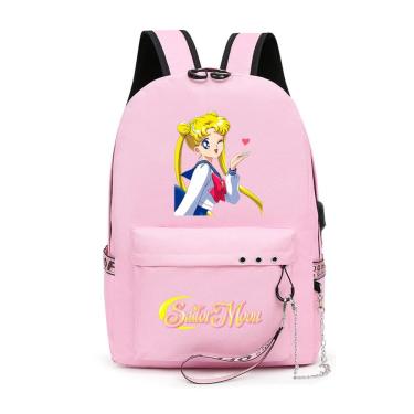 Imagem de Mochila Sailors Moons Tsukinos Usagis Cartoon Kids Nylon