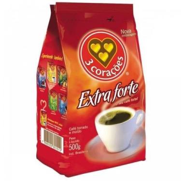 Imagem de Cafe 3 coracoes vacuo extra forte 500g - 3 Corações