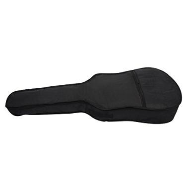 Imagem de Estojo para violão de 38 com tecido Oxford alça ombro ajustável lateral e bolso construção resistente à água proteção contra arranhões sujeira