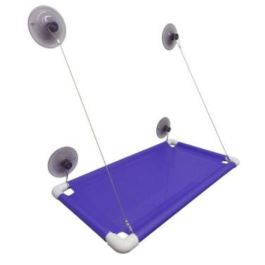 Imagem de Cama Varanda Pet para Gato Suspensa de Janela Roxo AmoAmora - AmoAmora