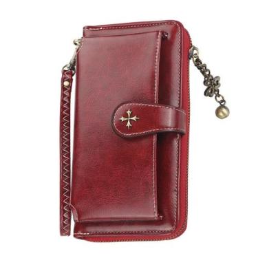 Imagem de CARTEIRA FEMININA BAELLERY PU MULTIFUNCIONAL PORTA CARTÕES Cor:Preto, 