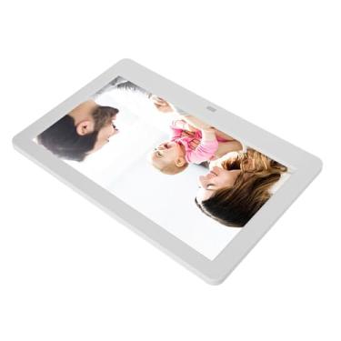 Imagem de Acouto Porta-retratos Digital de 10 Polegadas, Tela Sensível Ao Toque HD 1920x1080 Com Controle Remoto e Compartilhamento de Várias Contas, para Montagem Em Parede (WHITE)