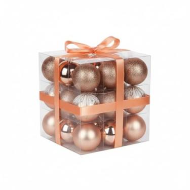 Imagem de Kit 27 Bolinhas para Árvore de Natal 5cm Douradas – Enfeites Decorativos Natalinos Premium