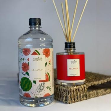 Imagem de Difusor de Varetas Água Perfumada Odorizante Aromatizador de Ambiente Tecidos e Lençois (Melância)