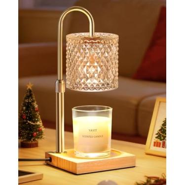 Imagem de YAYIT Luminária Aquecedora De Velas Com Temporizador, Dimmer E Altura Ajustável, 2 Lâmpadas Para Jarra, Decoração Casa, Presentes Aniversário Mulheres