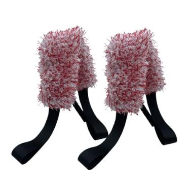 Imagem de LXQTAO Pano de limpeza de carro - Toalha de microfibra super absorvente e macia para brilho impecável e limpeza sem arranhões (vermelho)