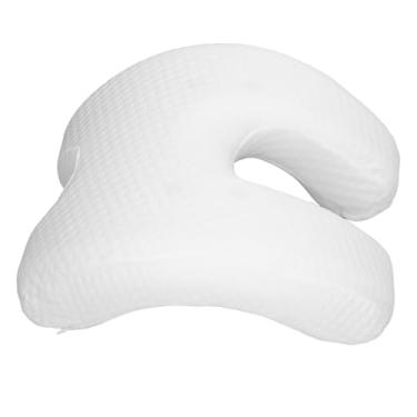 Imagem de Travesseiro arqueado SIWOTED para dormir, abraço, pescoço, travesseiro cervical, macio, respirável, de pressão, para meio-dia, intervalo noturno