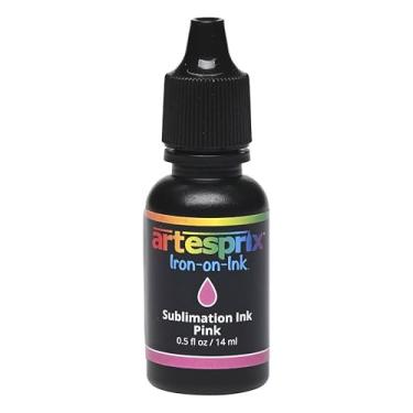 Imagem de Artesprix Tinta de sublimação para artesanato, pintura, estampagem e pincel de ar, rosa, 15 ml
