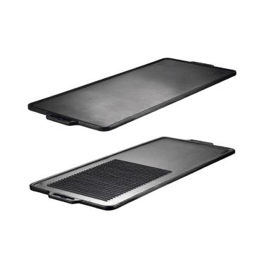 Imagem de Chapa Dupla Face Retangular De Ferro Panela Mineira 90x42cm