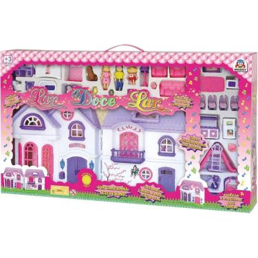 Imagem de Casinha De Brinquedo Infantil Lar Doce Lar 32 Peças - Braskit
