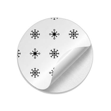 Imagem de Ladrilho Decorativo de Cerâmica Floco de Neve Padrão Vetorial