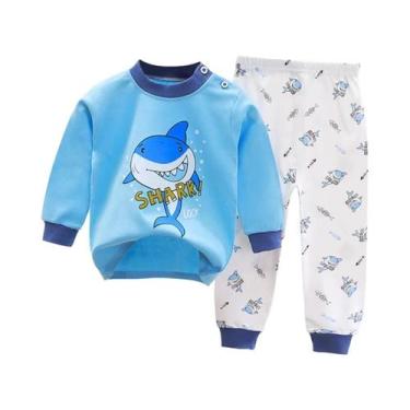 Imagem de Conjuntos De Pijamas De Unicórnio Para Crianças Unissex, Confortáveis 