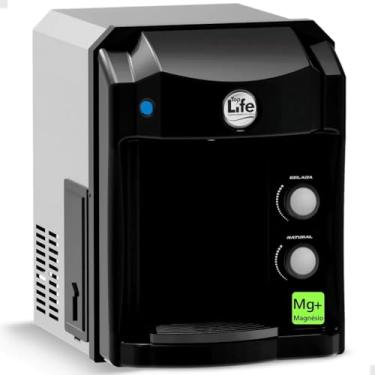 Imagem de Purificador Água Top Life Alcalina Ionizada Ozonio Gelada He Oxi Preto 127V