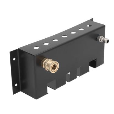 Imagem de Cryfokt Organizador de Suporte de Pistola de Lavadora de Alta Pressão de Aço Inoxidável para Pontas de Bico de Lavadora Elétrica e Hastes de Extensão, Rack de Ferramentas de de Pressão Montado na