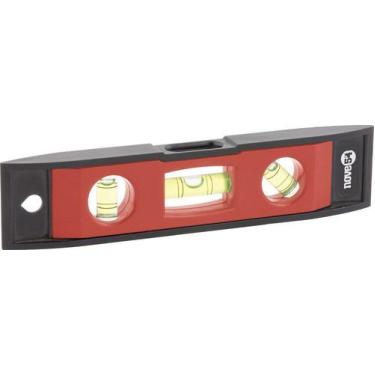 Imagem de Nível Plástico Torpedo 150mm 3 Bolhas Base Magnética Nmn6150 - Nove54