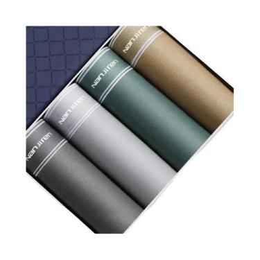 Imagem de Shorts Boxer Sexy De Algodão Masculino 4 Peças Roupa Íntima Masculina 