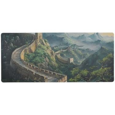 Imagem de The Great Wall Desk Mouse Pad Controle de Precisão, Mouse Pad Grande, 80 x 30 cm, Almofadas de Mesa