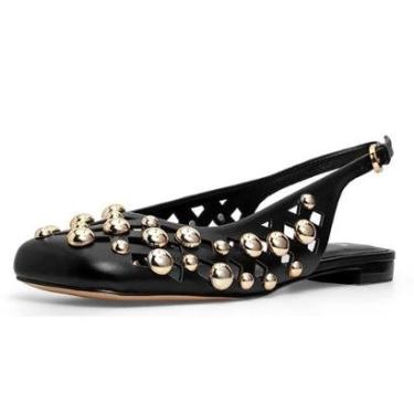 Imagem de Sapatilha Slingback Carrano Balls Recorte Couro 945003 ORIGINAL-Feminino